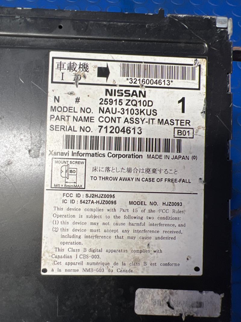 2008 Infiniti QX56 Radio AM FM Stereo 6 Disc CD Bose OEM 25915ZQ10D