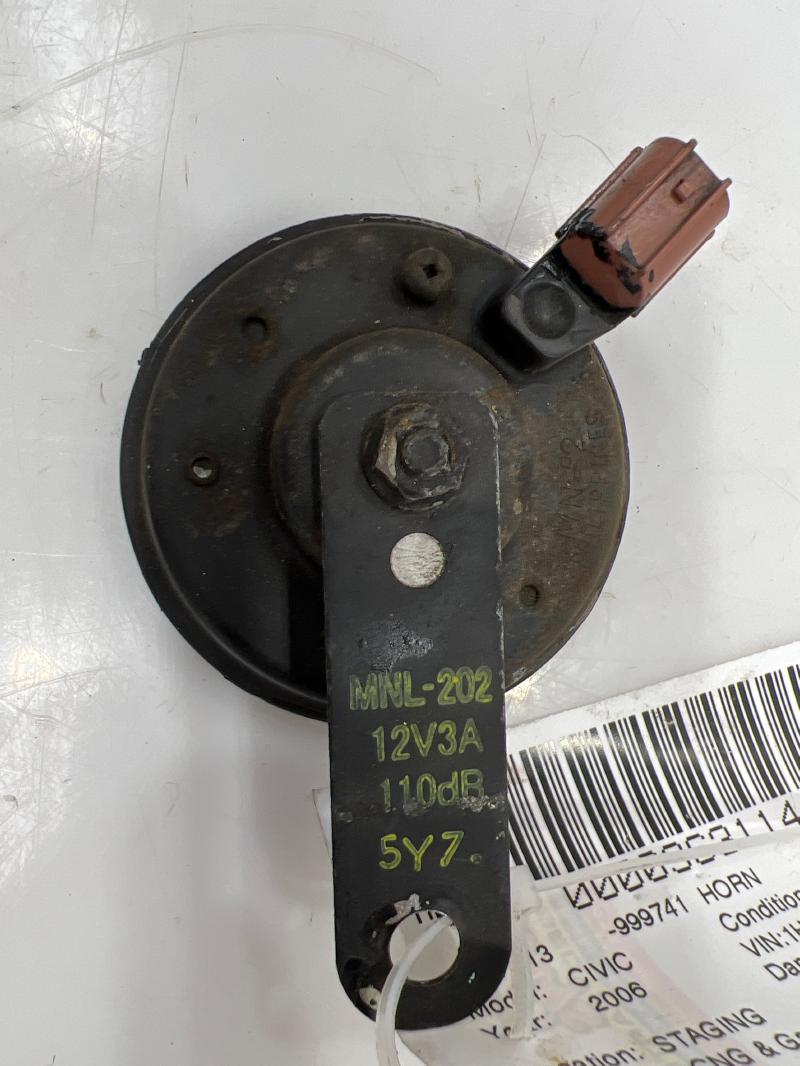2006 - 2008 Honda Civic Horn Assembly OEM 38100SNAX02