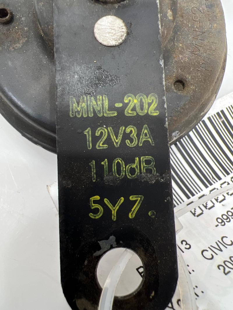 2006 - 2008 Honda Civic Horn Assembly OEM 38100SNAX02