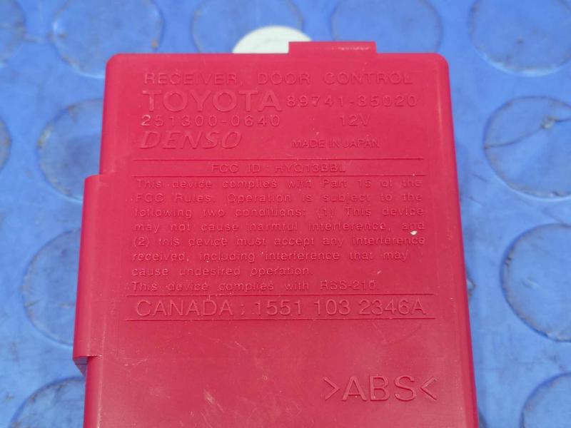 2003-2009 Toyota 4Runner Door Receiver Control Module OEM 89741-35020