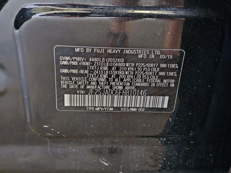 2015 Subaru Forester Flywheel