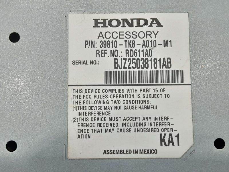 2012 Honda Odyssey Info-Gps-Tv Screen
