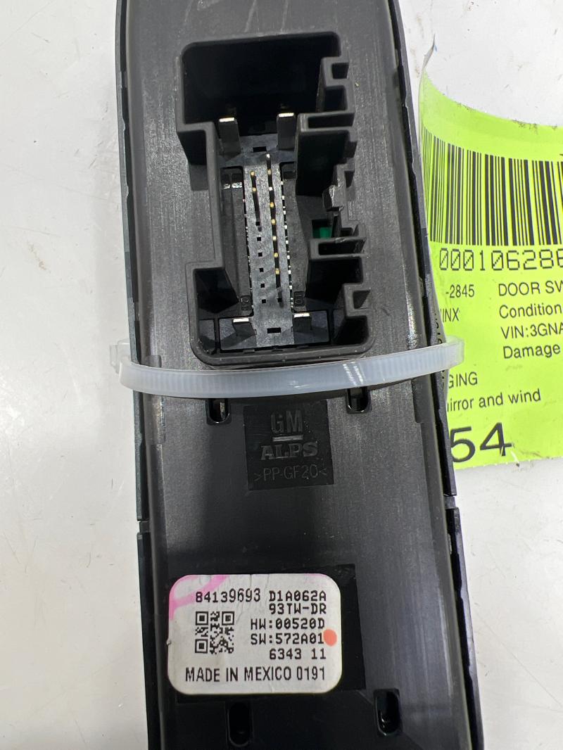 2018 Chevrolet Equinox Door Switch Front