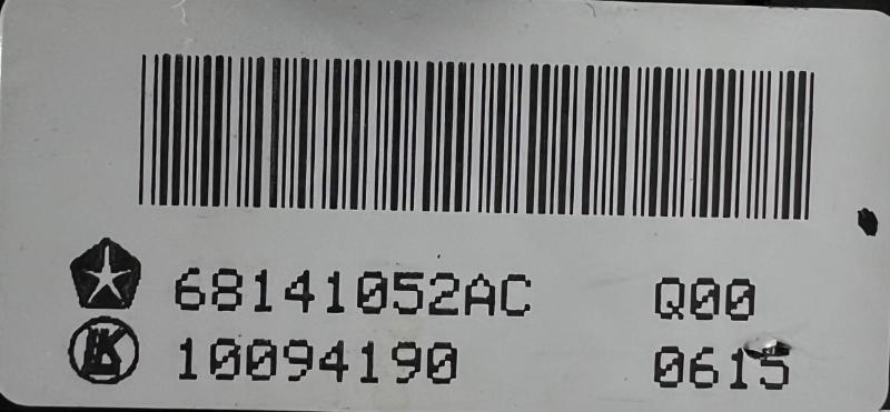 2014 2015 Dodge Dart Instrument Panel Dimmer Switch OEM 68141052AC