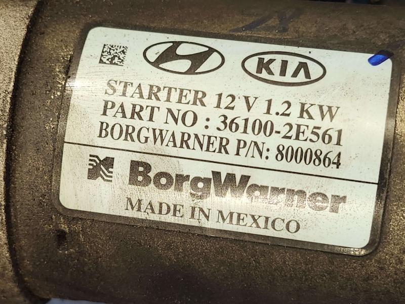 2021 Kia Forte Starter Motor