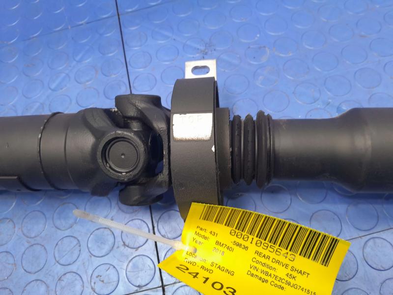 2016-2019 BMW 740i G11 RWD Rear Driveshaft Propeller Shaft OEM