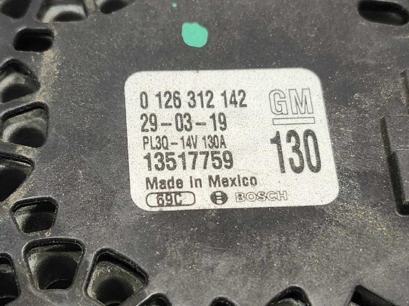 2019 Chevrolet Equinox Alternator