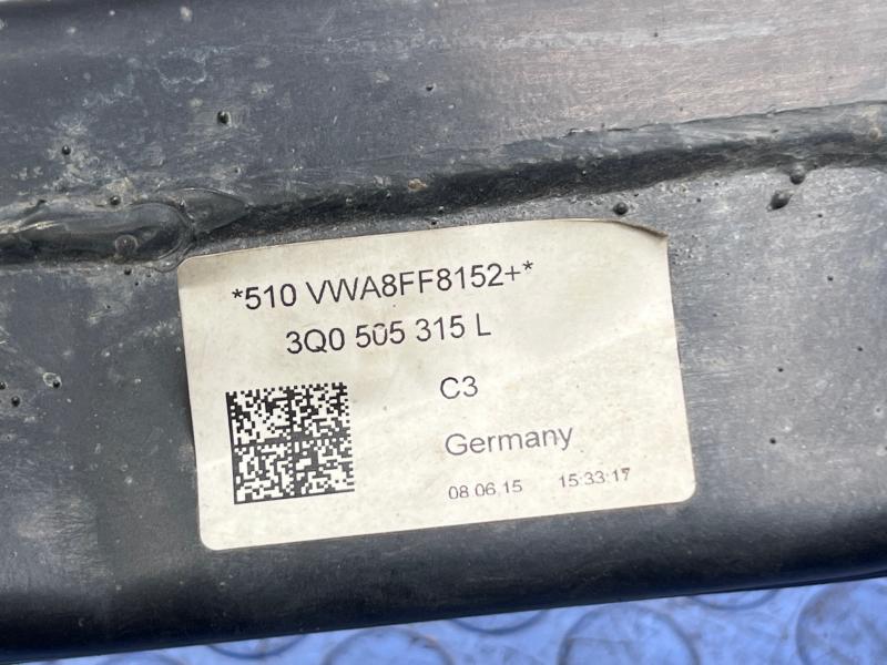 2015-2019 Audi A3 Sedan FWD Rear Crossmember Subframe Genuine OEM 3Q0505315AC