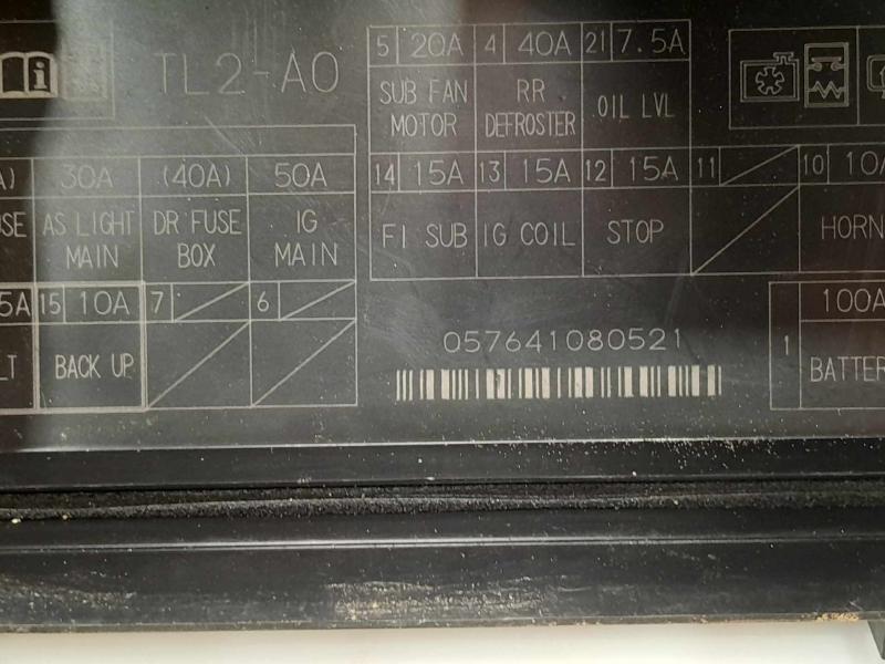 2009 - 2014 Acura TSX Fusebox Engine Compartment 2.4L Auto Trans Sedan OEM 32120TL2A12