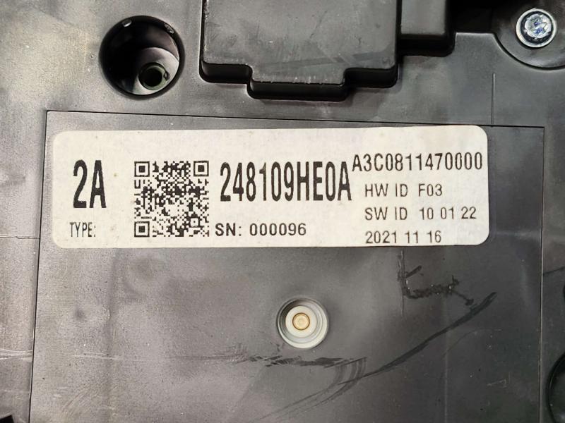 2022 Nissan Altima Speedometer