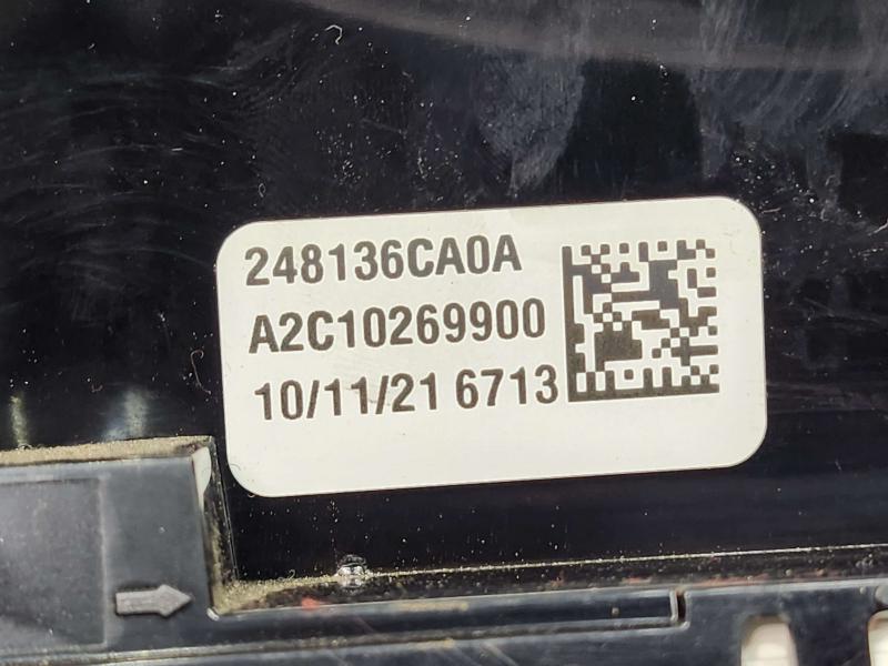 2022 Nissan Altima Speedometer