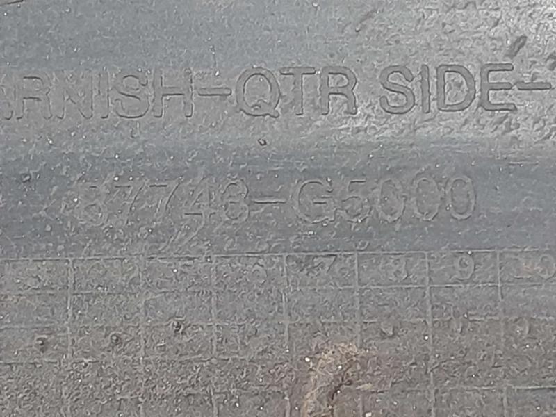 2017 Kia Niro Wheel Opening Moulding