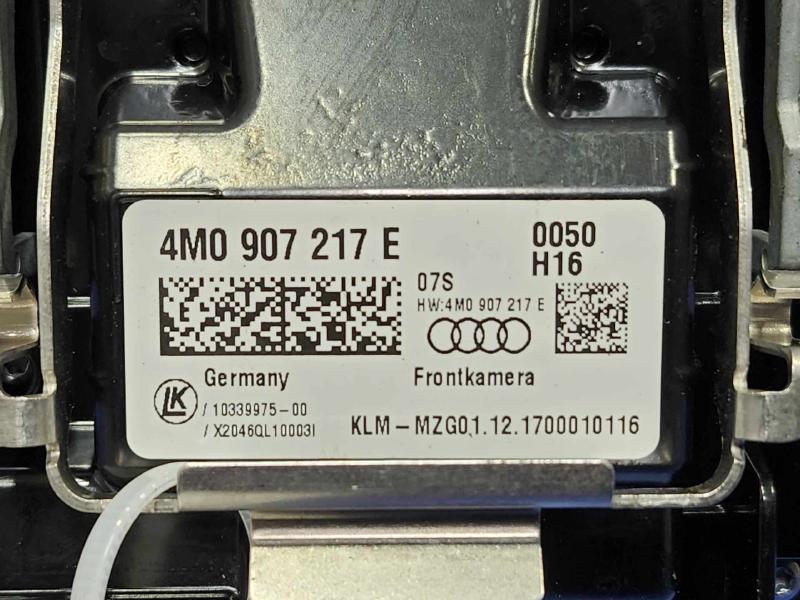 2017-2019 Audi Q7 Windshield Camera Lane Departure System Camera OEM 4M0907217E
