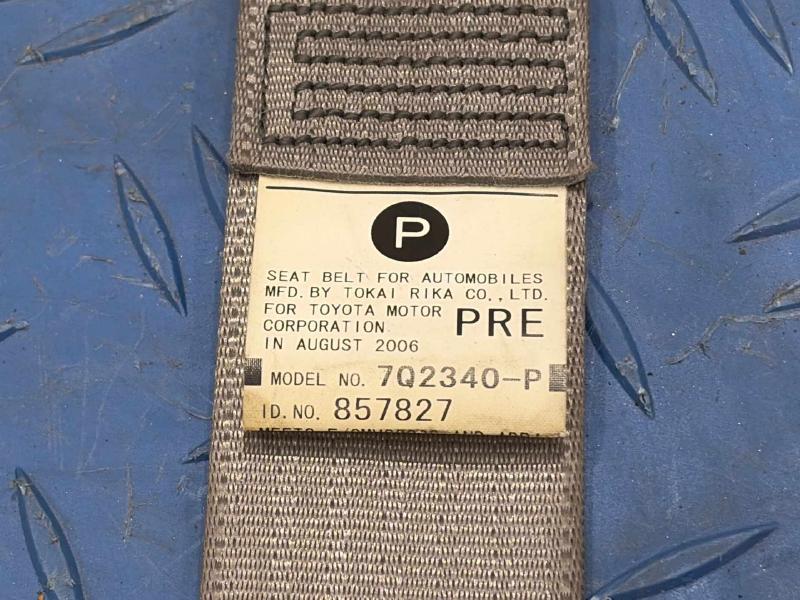 2007 Toyota RAV4 Front Seat Belt