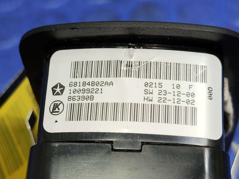 2015 Jeep Grand Cherokee Door Switch Front