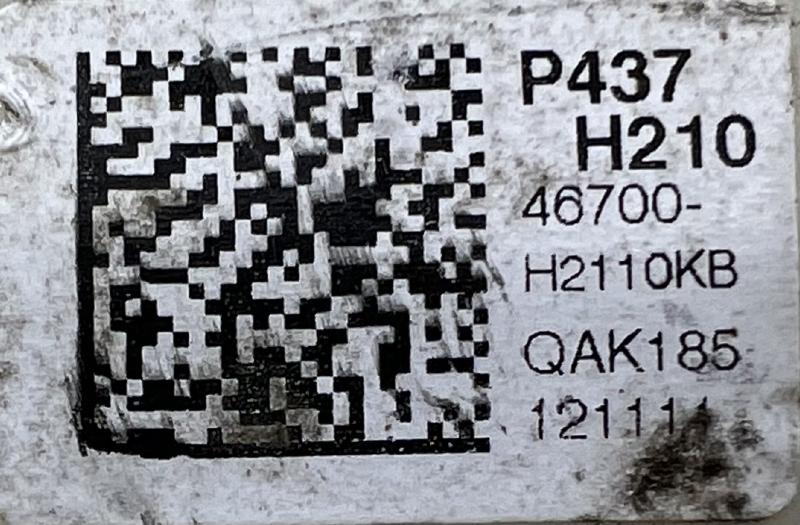 2018 - 2023 Kia Rio CVT Automatic Transmission Shifter Assembly OEM 46700H9110