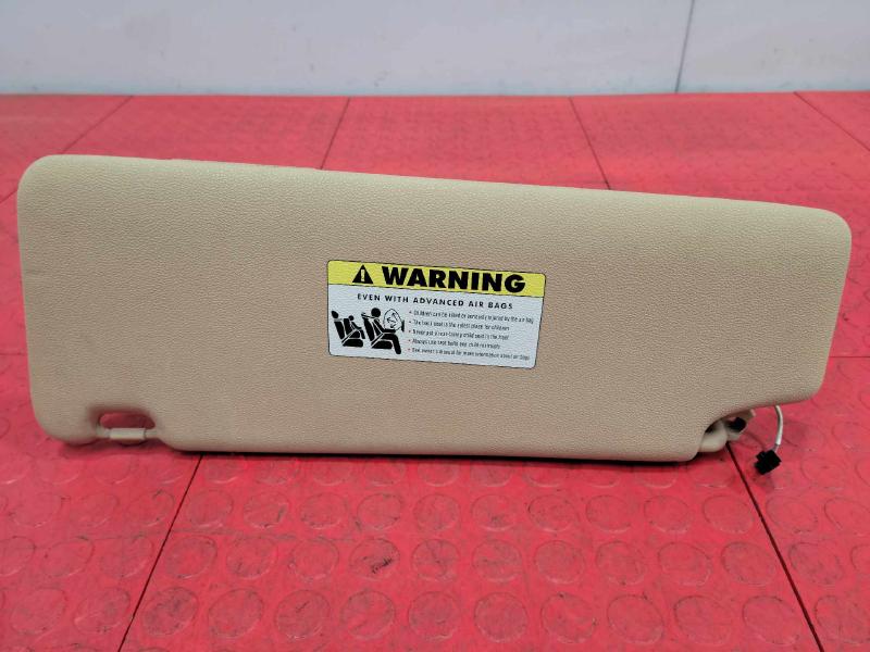 2006 BMW X3 E83 Sun Visor RH Passenger Side Tan Vinyl OEM 51163404026