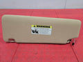 2006 BMW X3 E83 Sun Visor RH Passenger Side Tan Vinyl OEM 51163404026