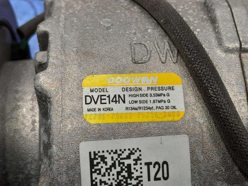 2020-2024 Kia Soul 2.0L AC Compressor Assembly Genuine OEM Part 97701K0200