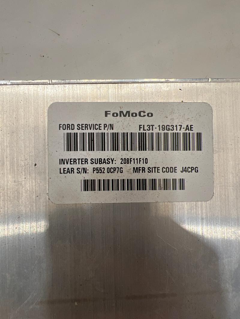 2016 Ford F-150 Converter/Inverter/Charger
