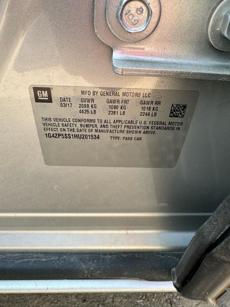 2017 Buick LaCrosse Air Cond. Evaporator