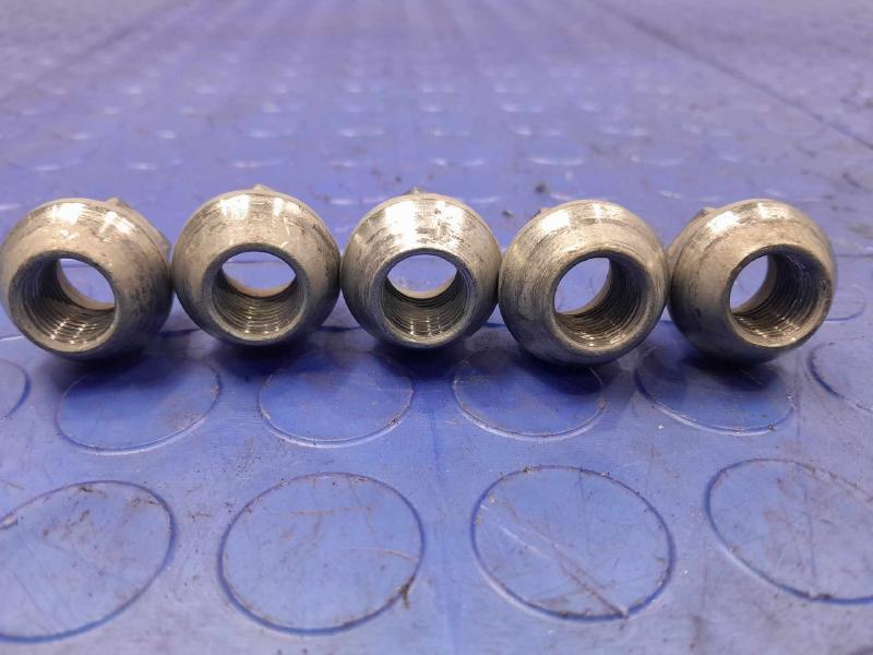 2017-2023 Tesla Model 3 Alloy Wheel Lug Nuts 5 Pcs Genuine OEM 1027002-00-B