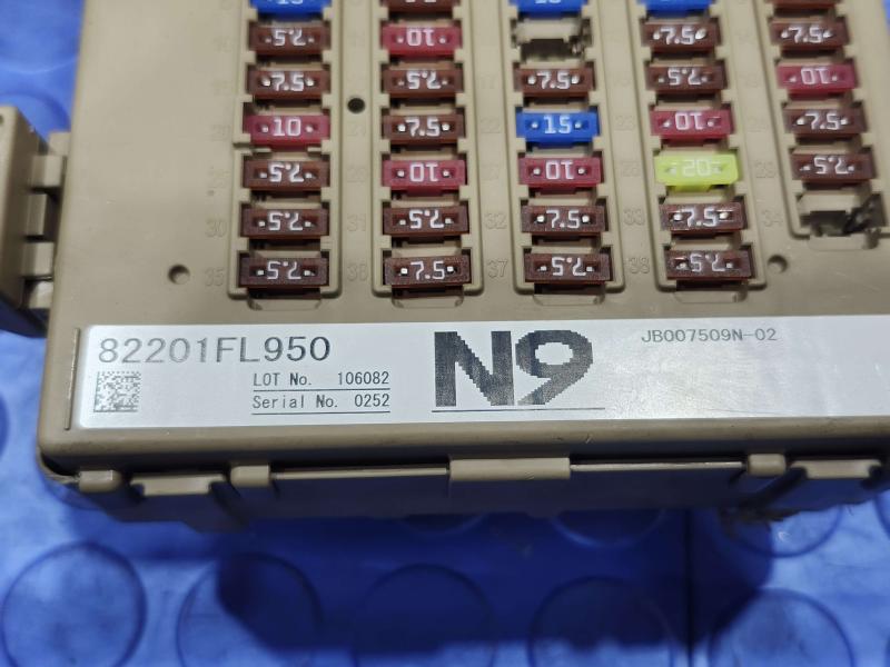 2021 Subaru Crosstrek Cabin Fuse Box Relay Junction Block Genuine OEM 82201FL950