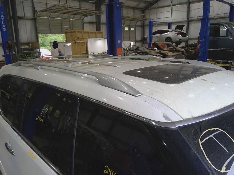 2011-2013 Infiniti QX56 Roof Rack Luggage Rack Rails with Crossbars Silver OEM