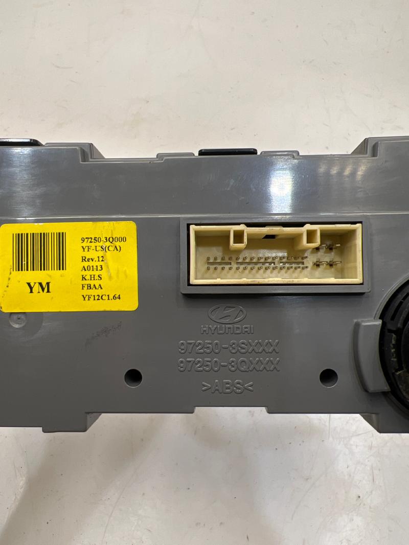 2011 Hyundai Sonata Temperature Controls Manual (Thru 2/14/11 ONLY) OEM 972503Q000