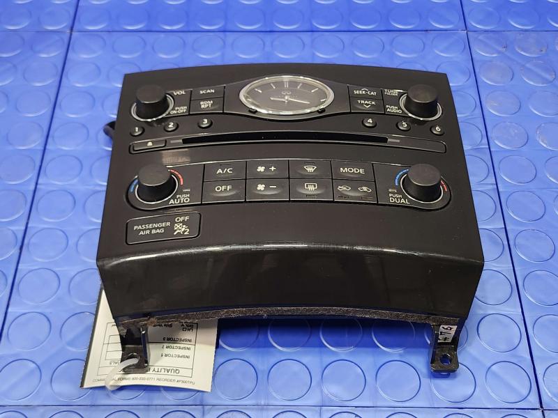 2015 Infiniti Q40 Heater A/C Control