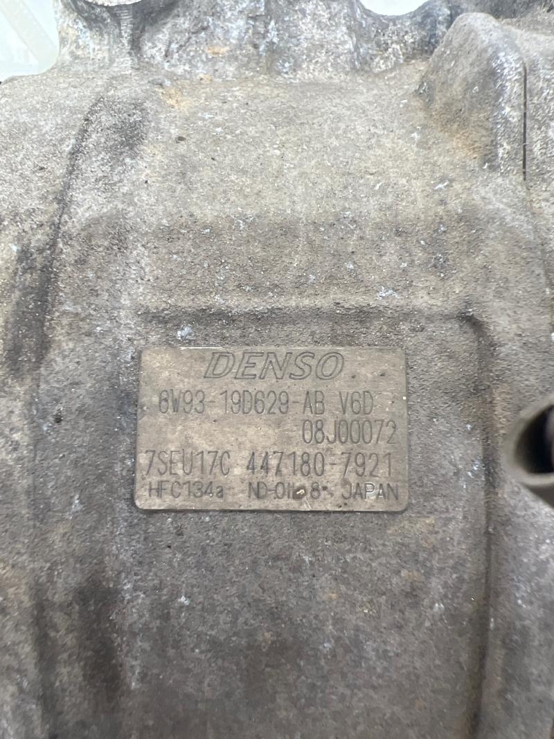 2007 - 2009 Jaguar XK AC Compressor Assembly Denso OEM 6W93-19D629-AB
