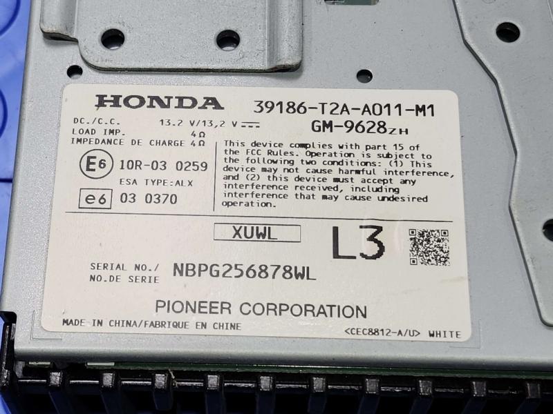 2013-2015 Honda Accord Sedan Radio Amplifier Genuine OEM 39186T2AA11