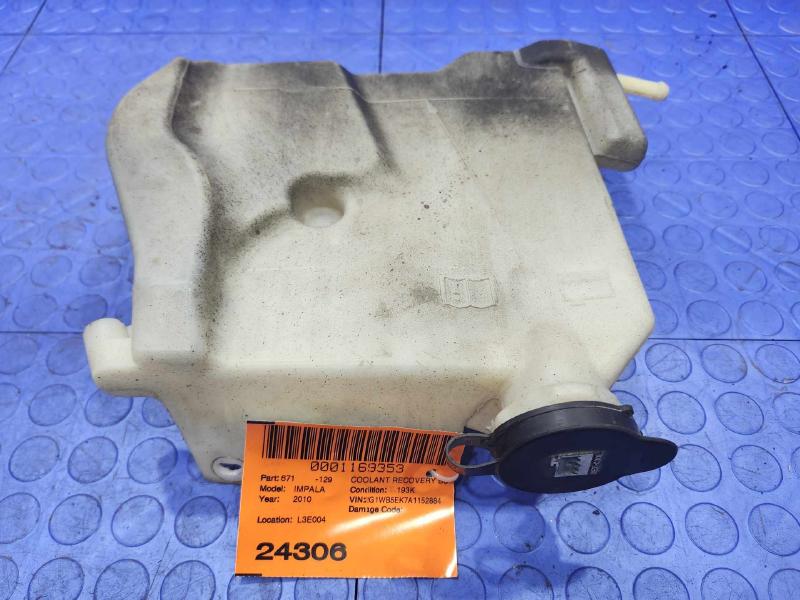 2010 Chevrolet Impala Coolant Recovery Bottle