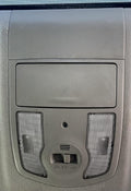 2012 - 2015 Toyota Prius Roof Console Gray w/o Sunroof OEM