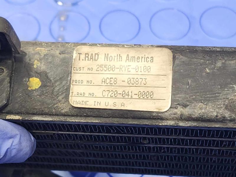 2007-2009 Acura MDX Automatic Transmission Oil Cooler Genuine OEM 25510RYE003
