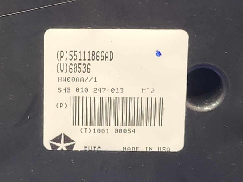 2011-2013 Dodge Durango Rear Temperature Climate Controls OEM 55111866AD
