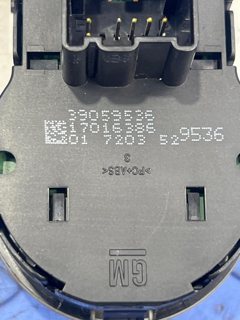 2018 Chevrolet Cruze Headlight Switch (Dash Mtd)
