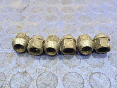 1997-2000 Dodge Dakota Alloy Wheel Lug Nuts 6 Pcs Genuine OEM 2409826