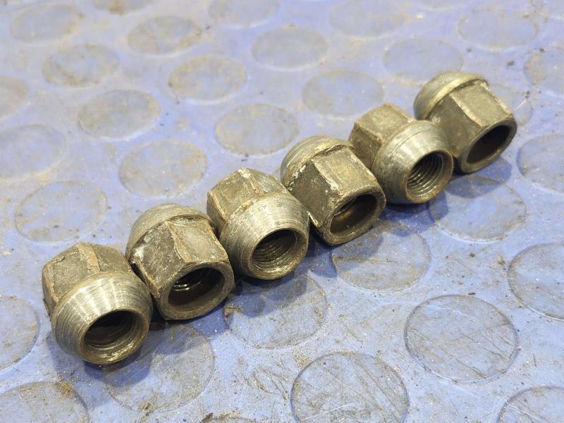 1997-2000 Dodge Dakota Alloy Wheel Lug Nuts 6 Pcs Genuine OEM 2409826