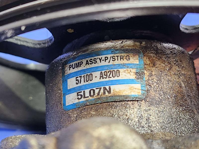 2016 Kia Sedona Power Steering Pump/Motor