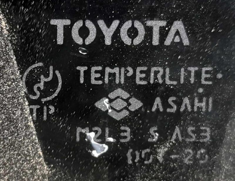 2003 - 2009 Toyota 4Runner Rear Door Glass LH Driver Side OEM 6811435100