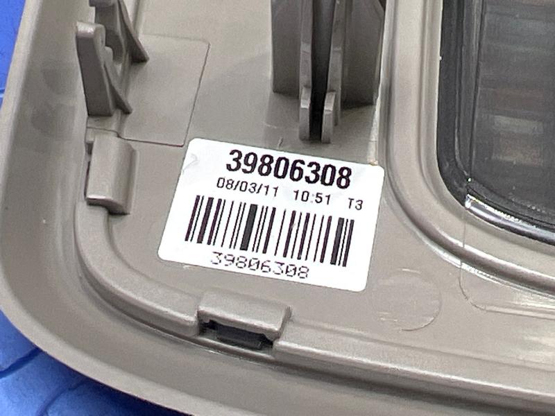 2011-2013 Volvo S60 Sedan Roof Console Assembly Gray w/o Sunroof Genuine OEM