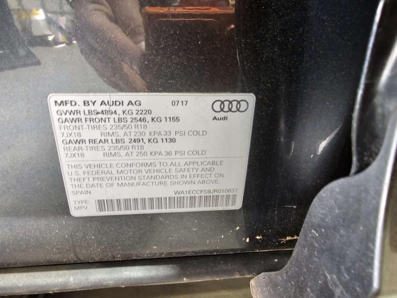 2018 Audi Q3 Lower Control Arm Front