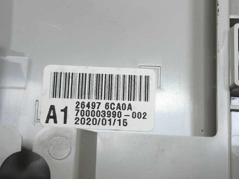 2020-2023 Nissan Sentra Roof Console Assembly Gray Genuine OEM 264306CA0A