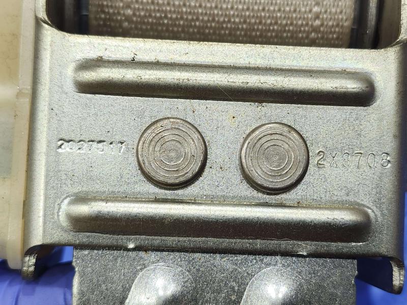 2009 Honda Accord Rear Seat Belt