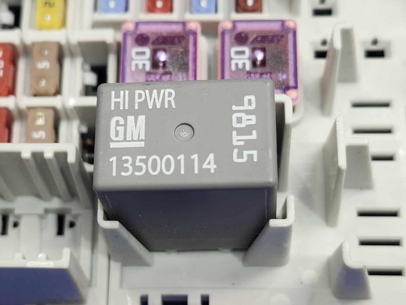 2019 Chevrolet Equinox Cabin Fuse Box