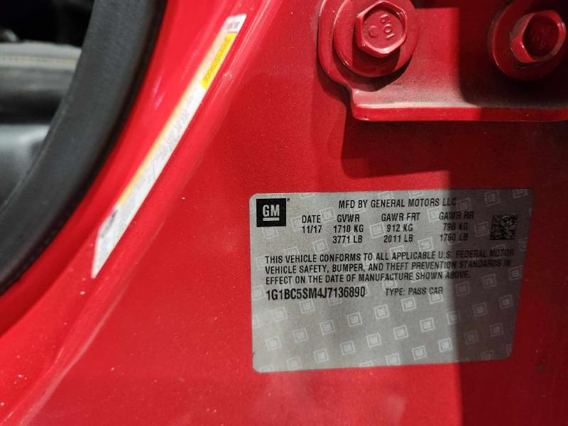 2018 Chevrolet Cruze Air Cond. Evaporator