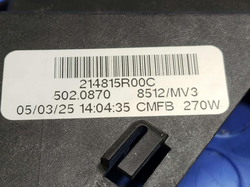 2025 Nissan Versa Electric Cooling Motor