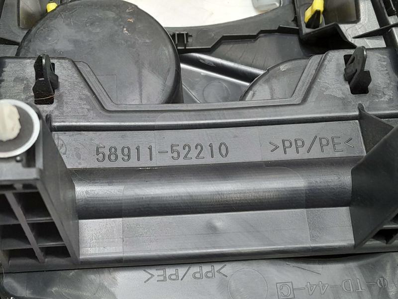2012 - 2019 Toyota Prius C 1.5L Center Floor Console Assembly Gray & Black OEM 5891152211C0