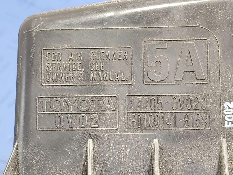 2013 Toyota Camry Air Cleaner